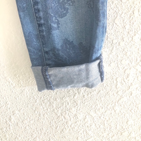 Cubas AS Gwen Paisley Crop Skinny Jeans Size 27 - Picture 7 of 10